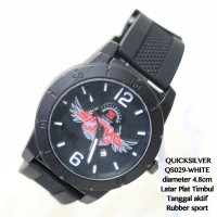 Jam tangan pria quicksilver swiss army tanggal aktif rubber grosir