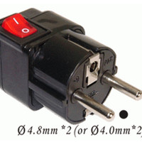 Jual WonPro Steker Adaptor with Switch Kaki 3 ke 2 Colokan - Listrik Murah