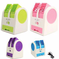 Jual AC Mini Fan Portable Double Blower Murah