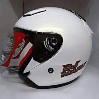Helm KYT Dj Maru Putih Polos