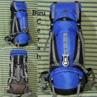 Carrier Tas Gunung Keril Sioux 60L Biru Cerah Ori Not Deuter, Eiger SP