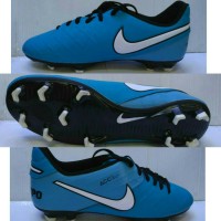 Sepatu Bola Nike Tiempo Legend Biru list Putih Grade Ori