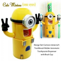 Jual TEMPAT SIKAT GIGI DAN ODOL MINION WASH KIT tanpa dus op Diskon Murah