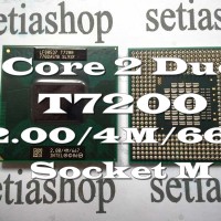 Processor Prosesor Laptop Notebook Intel Core 2 Duo T7200 T5500 T5600