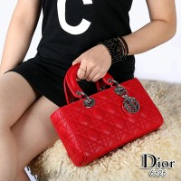 Tas Dior Runway Cannage Lambskin SHW MERAH 6326
