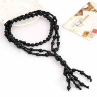 Harga kalung wanita korea jepang etnik double layer black beads | Pembandingharga.com Harga kalung wanita korea jepang etnik double layer black beads | Pembandingharga.com