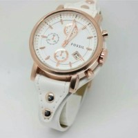 Terbaru.!! Jam tangan wanita, Fossil lether, tgl aktif/on, kw super