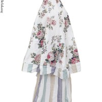 Mukena Katun jepang 2017 anak Bella rose Biru