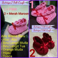 Jual Sepatu Bayi Rajut Semi Boots Imut Murah