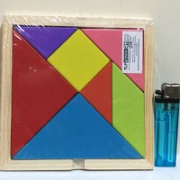 Jual Mainan tangram kayu / Mainan edukatif / puzzle kayu | Mainan tangram Murah