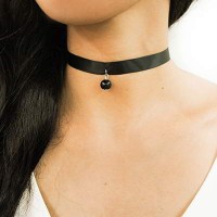 Jual Kalung Choker Fashion Korea Black Small Pearl (CT5AFFA) Murah
