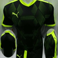 Jual Stelan futsal lei hitam stabilo/seragam bola/kostum bola/jersey bola Murah