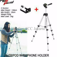 SPESIAL PROMO Tripod Weifeng WT-3110A + Free Holder U Handphone / HP W