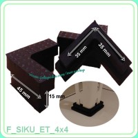 Jual Karet Rubber Meja kursi siku L 4x4 tebal Murah