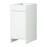 IKEA FYNDIG Kabinet Dapur dasar dgn pintu dan laci 40x60x86 cm, puti