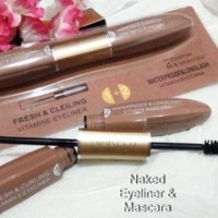 Jual Mascara & Eyeliner 2 IN 1 NAKED 5 Berkualitas Murah
