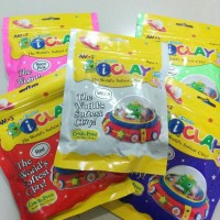 Jual Amos iclay besar 50gr bahan slime super lembut, airdry clay Murah
