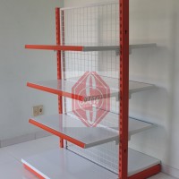 Rak supermarket double sakura T.150xL.(2x.45)xP.90cm - 2x 4susun