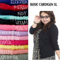 Jual JUAL BASIC CARDIGAN SIZE XL Murah