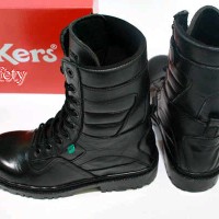 Jual sepatu PDL boots safety kulit pria kickers | outdoor tracking lapangan Murah