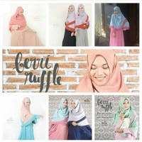 Berri ruffle Size M / Hijab alila Murah