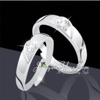 Jual Cincin Couple, Pasangan, Perak, Palladium, Emas, Nikah, Kawin 1133 Murah