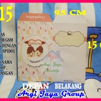 Jual ANGPAO WEDDING/AMPLOP/NIKAHAN/SUMBANGAN NOMER 15 - 15 CM x 9.5 CM Murah
