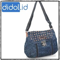 Tas Wanita - Shoulder Bag - Tas Pundak Denim - Jeans GLFR 2143 FG