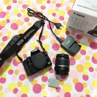 Canon 1000d kit + lensa 18-55mm - kondisi normal