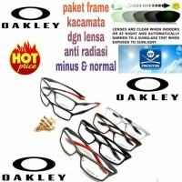 PAKET FRAME KACAMATA DGN LENSA ANTI RADIASI MINUS DAN NORMAL