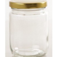 250 ml botol toples kaca tutup seng kaleng untuk asi sambal selai