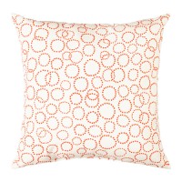 Bantal sofa murah, putih, oranye, 40x40cm IKEA TRADASTER