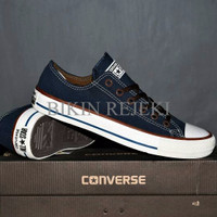 Sepatu Converse Pria Warna Biru Navy Premium Classic Import/Trendi