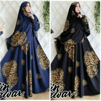 Gamis Syari | Setelan Muslim + Bergo | Baju Muslim|DS10220|Satin Mawar