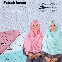Jual Pashmina Instan Motif Polkadot Murah