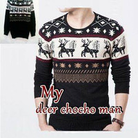 Jual Baju / Sweater Rajut Pria Deer Coco Man Murah