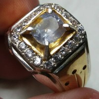 Jual Natural light blue shappire / safir srilanka kristal murah Murah
