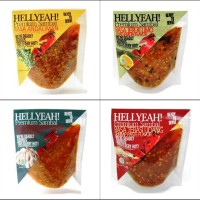 Jual Sambal Hellyeah! Semua Rasa (paket) Bawang, Jeruk, Terasi & Andaliman Murah
