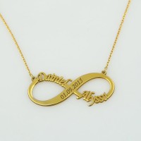 Jual Kalung Nama Invinity Gold - Perhiasan Nama Murah