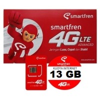 Jual PERDANA SMARTFREN 13GB ALL DEVICE BUKAN 65GB / 30GB Murah