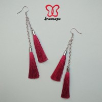 Jual ANTING HANDMADE KRASNAYA AK003 / TASSEL / EARRINGS / EARRING / GIWANG Murah