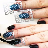 Jual New Nail Vinyl Stencil Sticker 24 Lembar - 72 Motif Murah