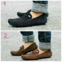 Jual Sepatu casual pria locaste moccasin kulit suede Murah
