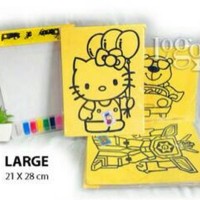 Jual Mainan edukatif anak mewarnai pasir warna Xtra Large Murah