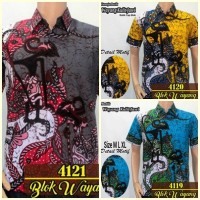 Jual Model Baju Kemeja Batik Modern Pria || Batik Kerja | Wayang Murah
