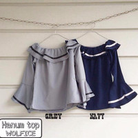 Jual Blouse / Blouse Wanita Hanum Top A75 Murah