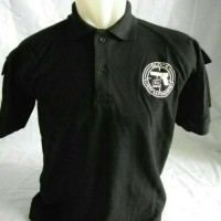 Jual Kaos Polo Tactical Glock Black Hitam Blackhawk Militer Army Premium Murah