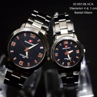 JAM TANGAN COUPLE KOREA RANTAI PRIA WANITA VICTORINOX SWISS ARMY MUR