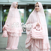 Jual Mukena AL-GANI ORIGINAL Ruffle by Yulia Murah