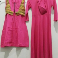 Baju Muslim GAMIS ANAK dan KERUDUNG Model trendy